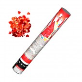 Пневмохлопушка 30 см, сердечки - Купить конфетти в Омске | серпантин - хлопушки